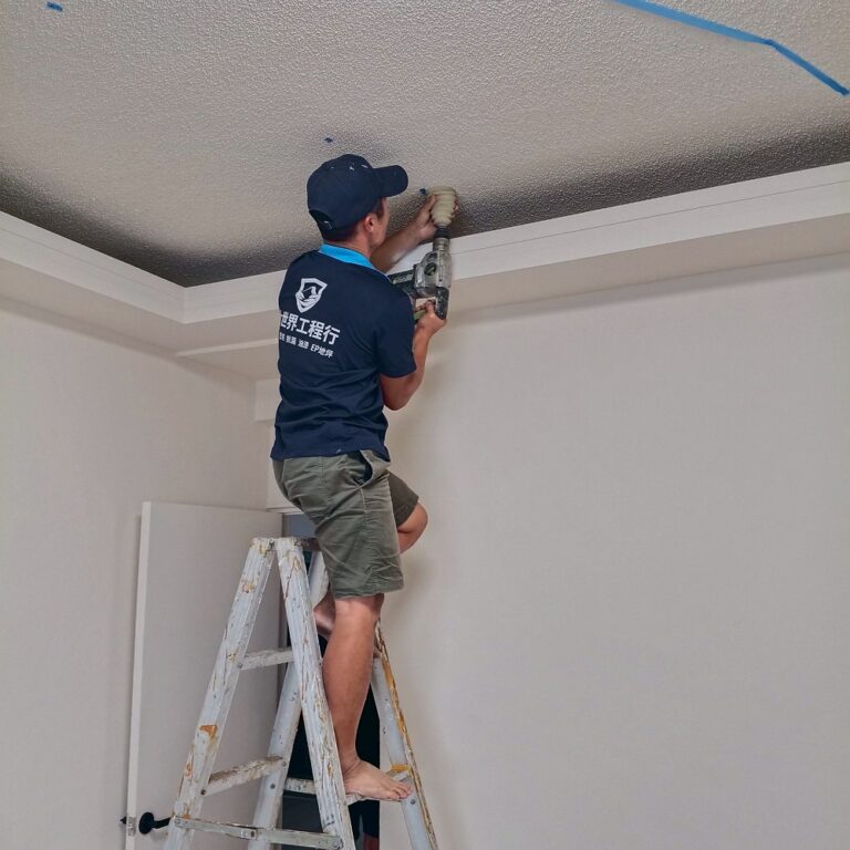 天花板抓漏工程 台中北區施工中2