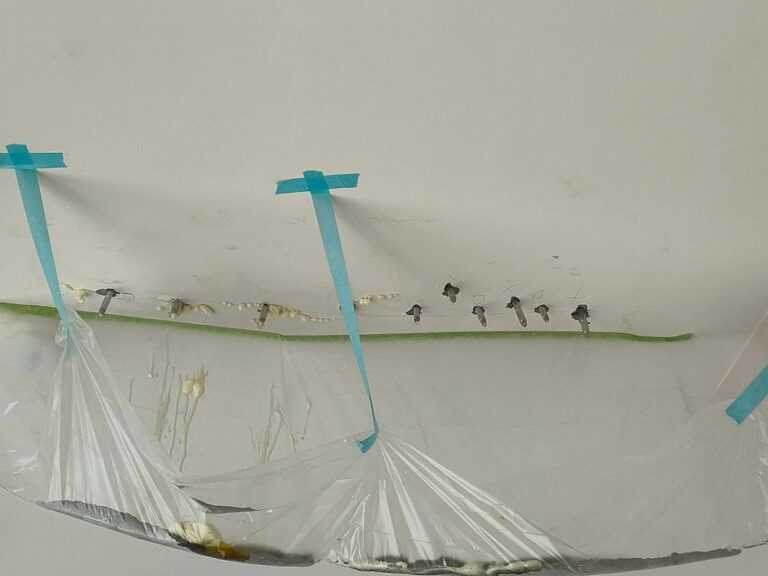 天花板抓漏工程 台中北屯松和街施工中2