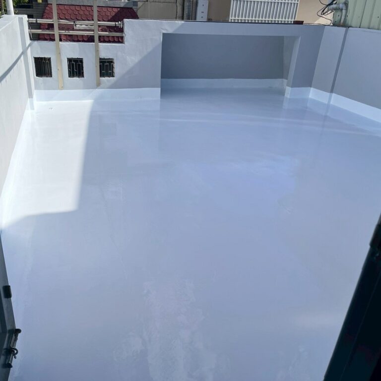 屋頂PU防水隔熱工程 台中大雅完工1