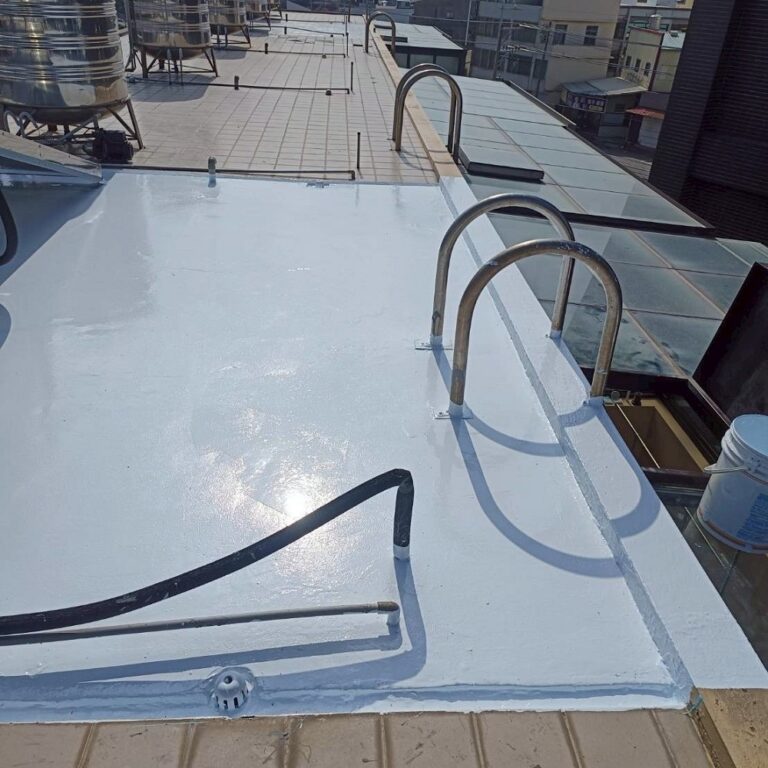 屋頂PU防水隔熱工程 台中沙鹿完工1