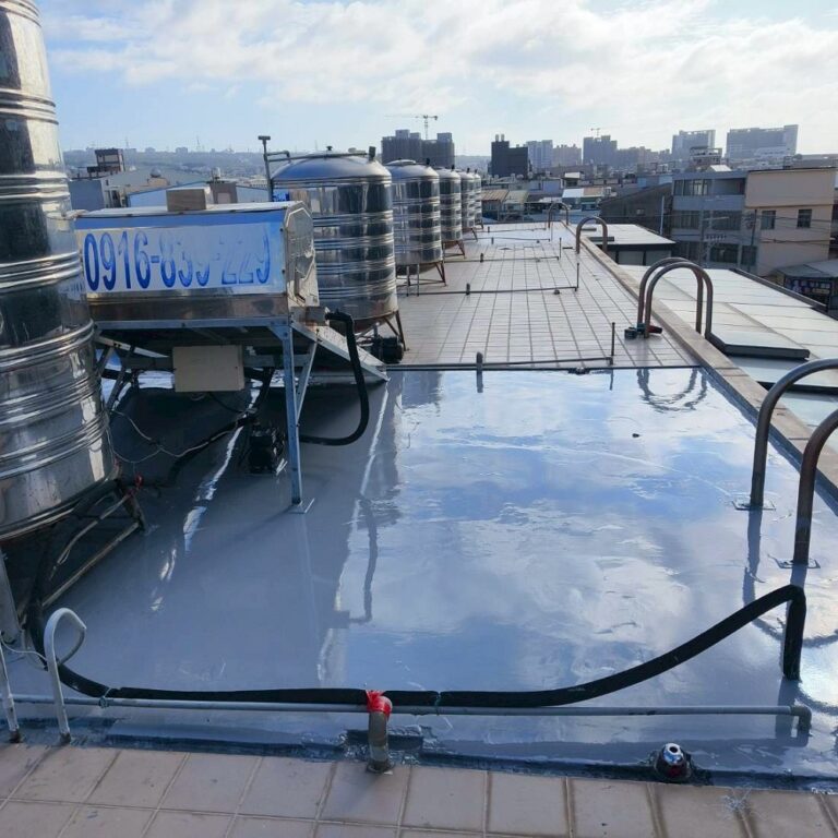 屋頂PU防水隔熱工程 台中沙鹿施工中12