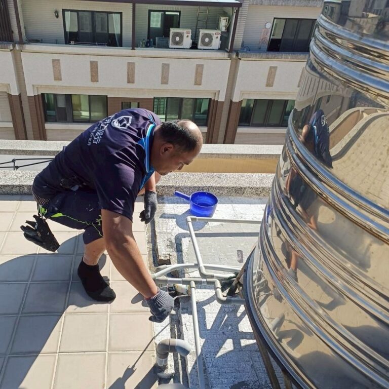 屋頂PU防水隔熱工程 台中沙鹿施工中7