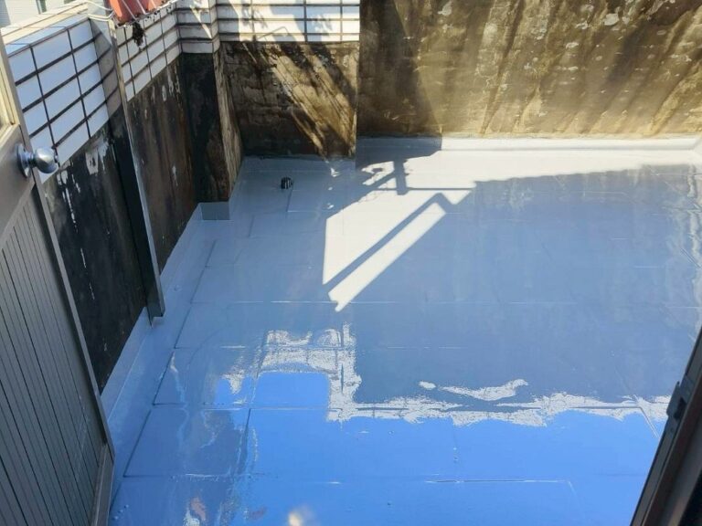 屋頂防水工程 文心南五路施工中3