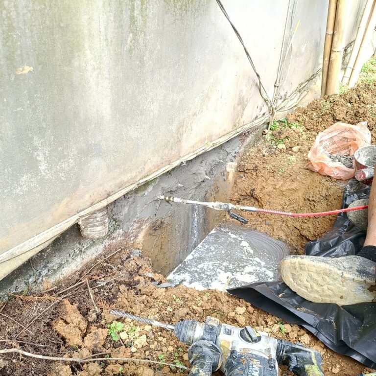 水溝抓漏工程 南投竹山施工中2