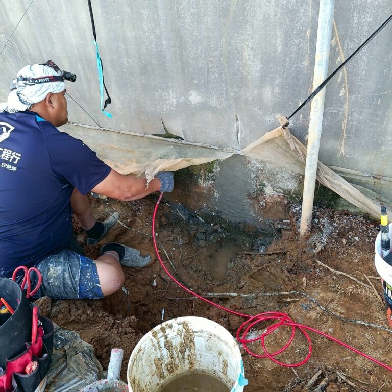 水溝抓漏工程 南投竹山施工中4