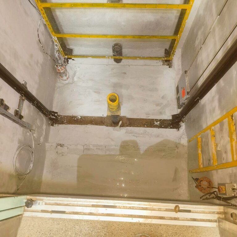 電梯基坑抓漏 南屯文山里文化館活動中心完工5