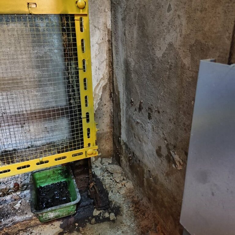電梯基坑抓漏 南屯文山里文化館活動中心施工前1