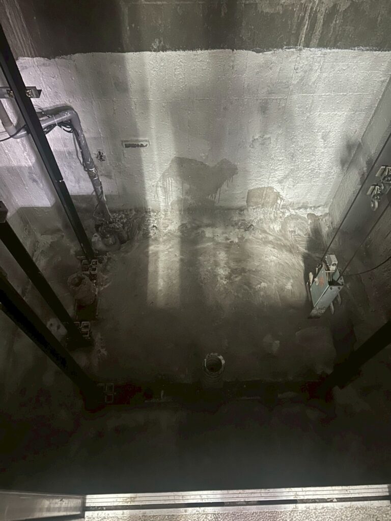 電梯基坑抓漏工程 台中高工第三座完工