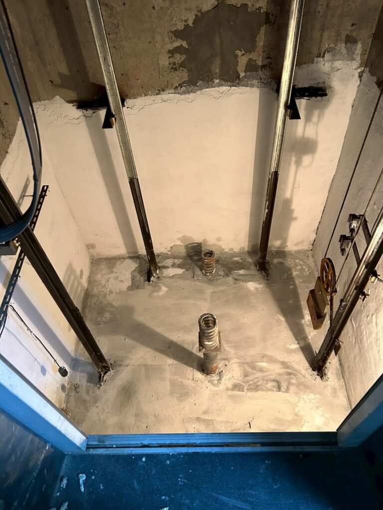 電梯基坑抓漏工程 台中高工第二座完工