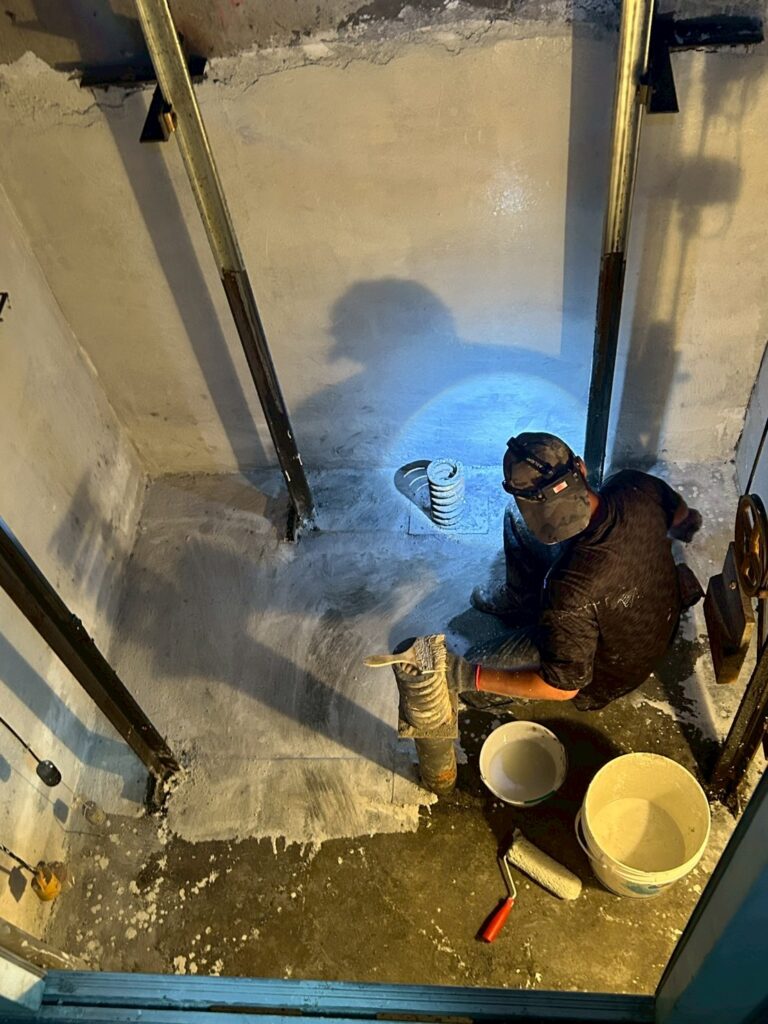 電梯基坑抓漏工程 台中高工第二座施工中4