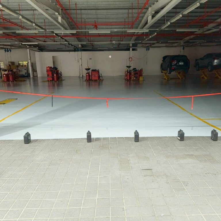 EPOXY環氧樹脂地坪修補工程 馬自達 彰化廠完工2