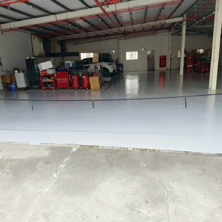EPOXY環氧樹脂地坪修補工程 馬自達 彰化廠完工3