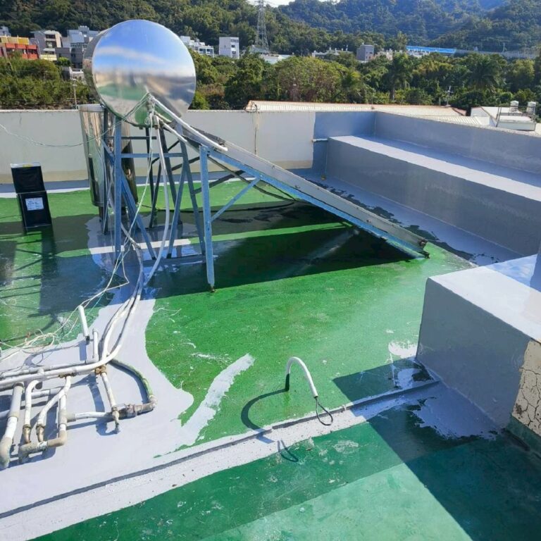 屋頂PU隔熱防水工程 台中豐原施工中6
