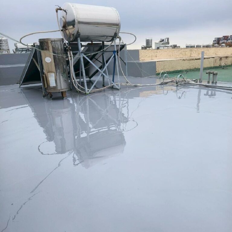 屋頂PU隔熱防水工程 台中豐原施工中7