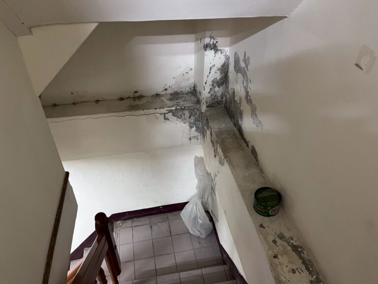 樓梯間抓漏工程 台中西屯區施工中2
