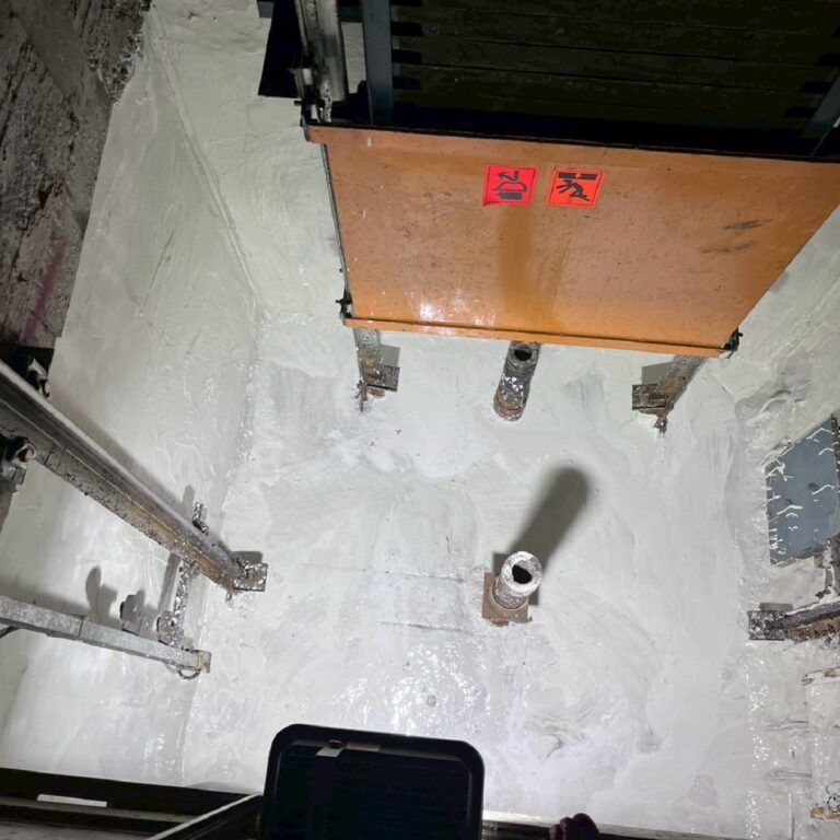 電梯基坑抓漏 芝加哥幼兒園 台中北屯完工