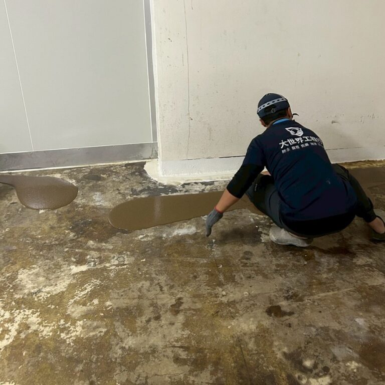 EPOXY環氧樹脂薄塗面漆工程 太平區新福路施工中3