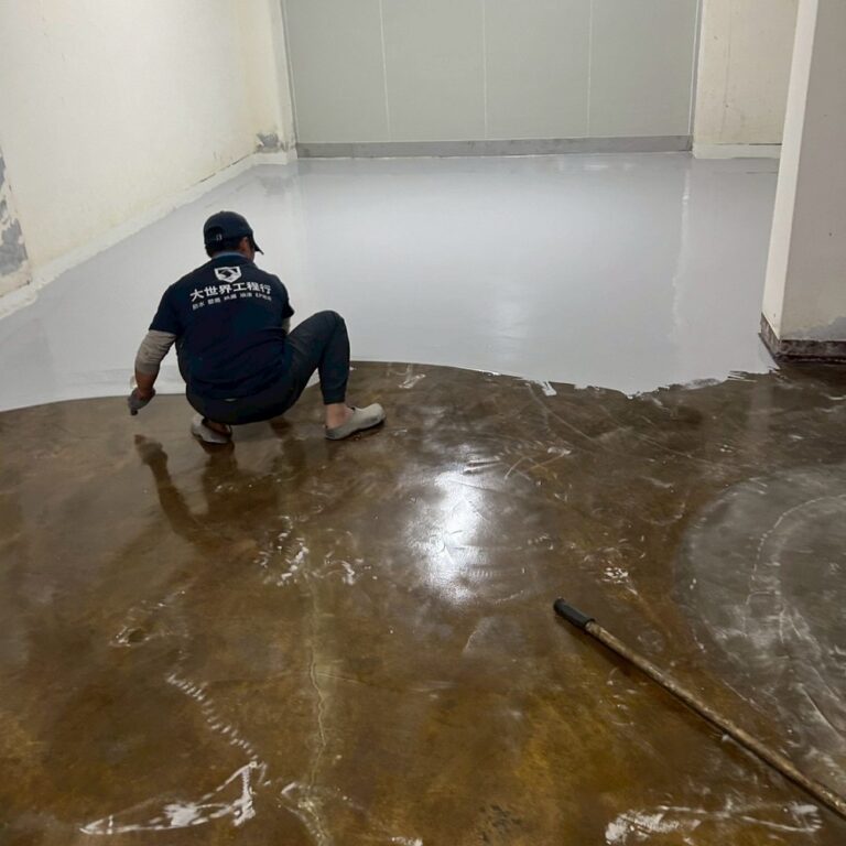 EPOXY環氧樹脂薄塗面漆工程 太平區新福路施工中4