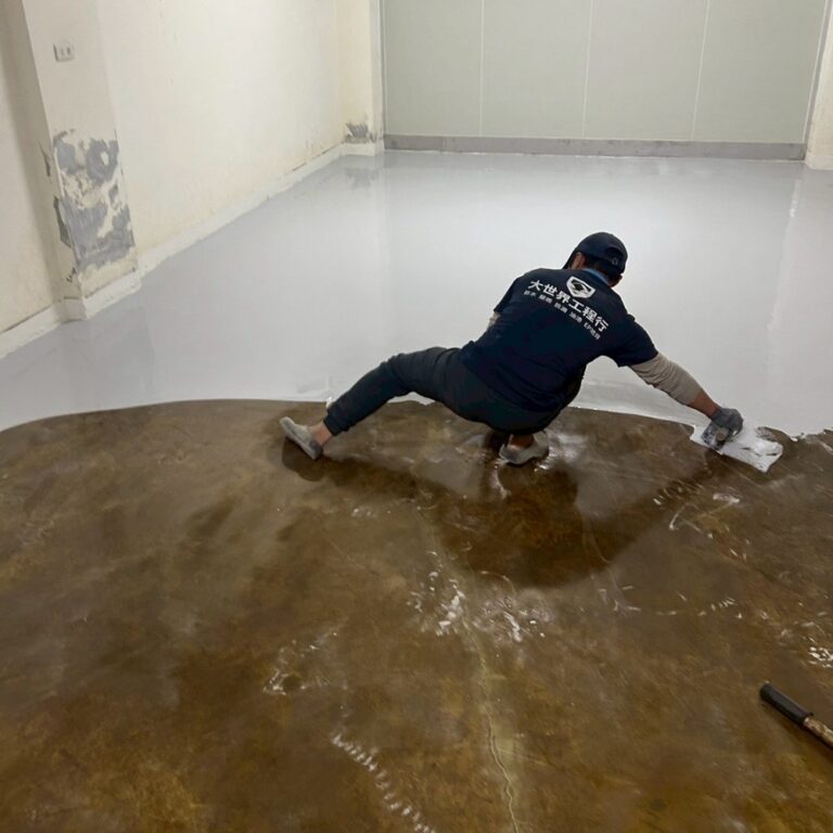 EPOXY環氧樹脂薄塗面漆工程 太平區新福路施工中5