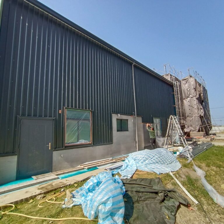 客戶調色鐵皮噴漆 高雄楠梓TOTAL施工前