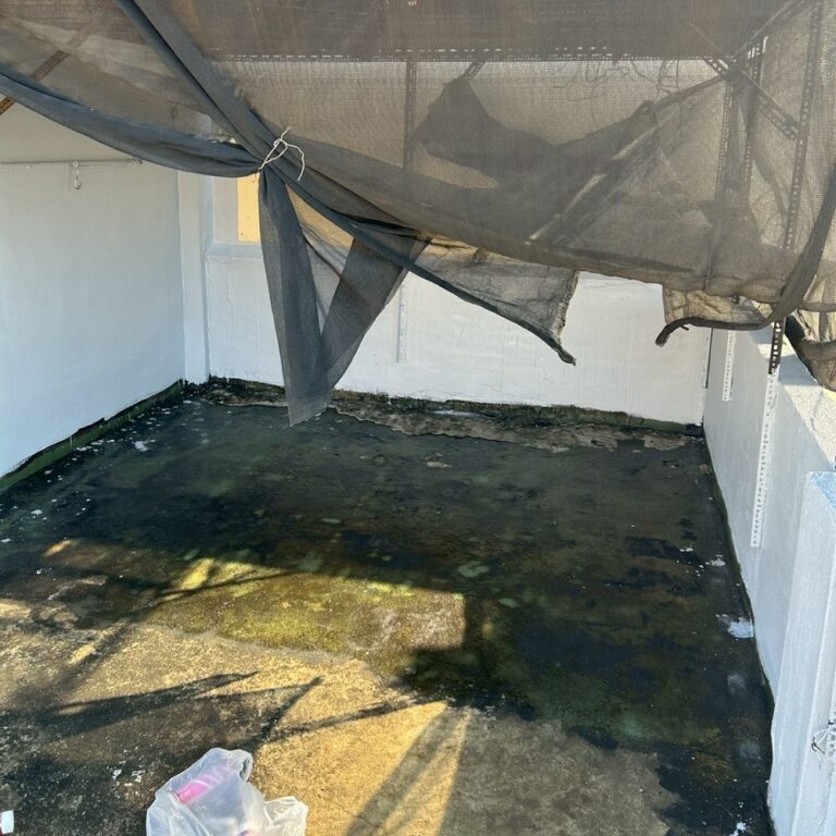 屋頂PU防水隔熱 台中太平永義路施工中8