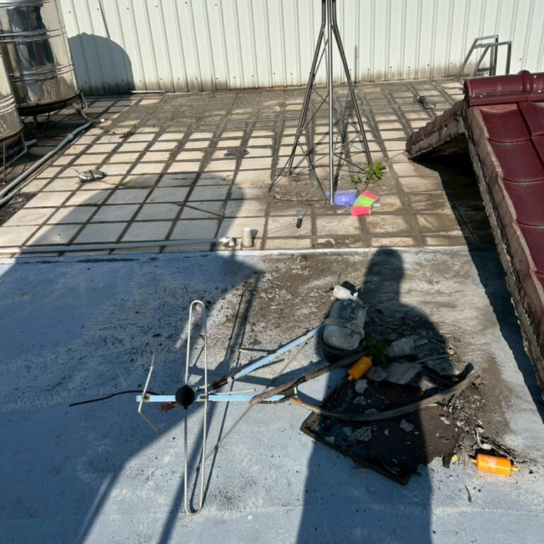 鋁箔隔熱毯 台中大里施工前