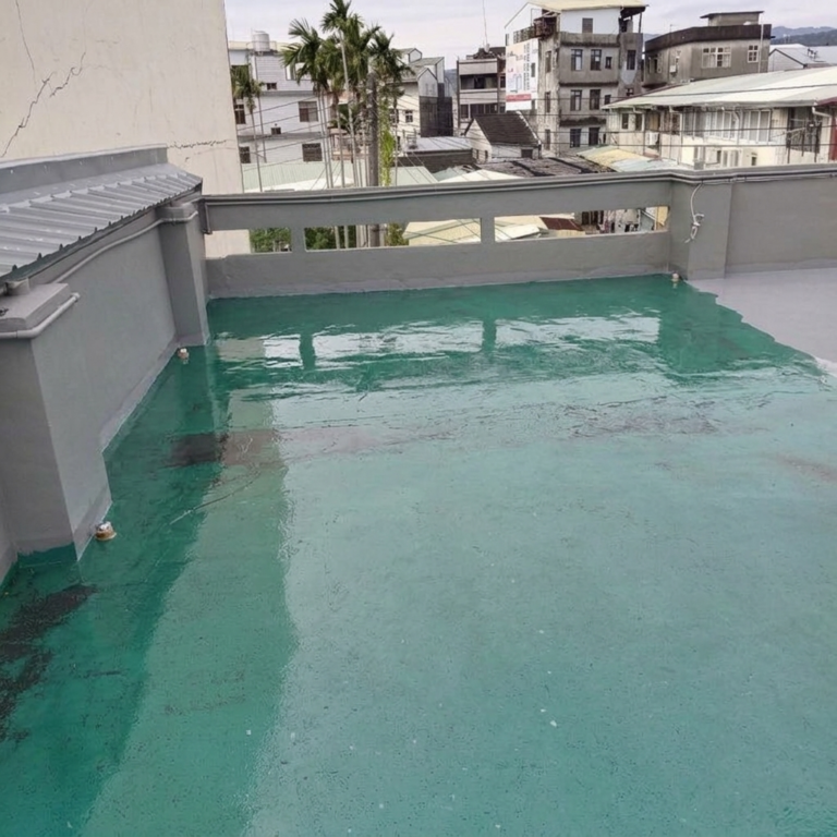 屋頂PU隔熱工程-苗栗卓蘭(施工中)