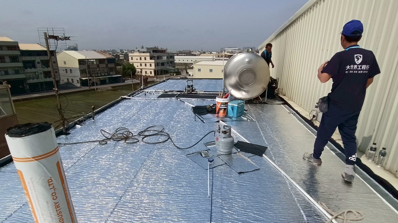 熱熔毯 鋁箔面隔熱工程梧棲永興路
