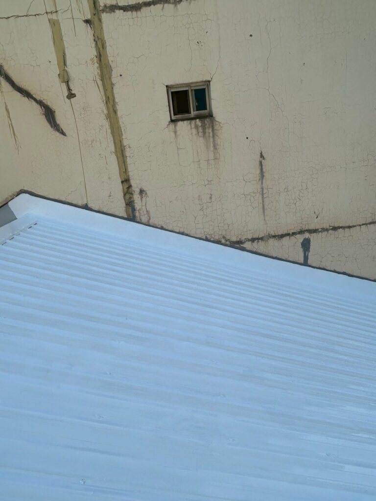 鐵皮抓漏防鏽隔熱工程 北屯區東山路完工2