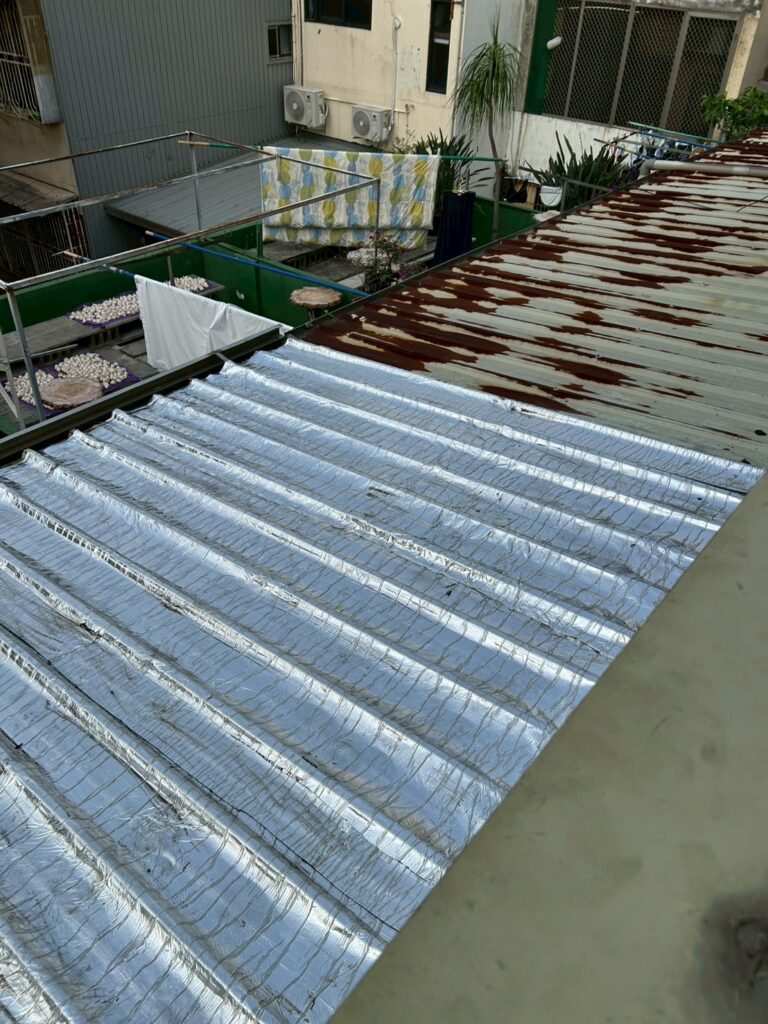 LINE ALBUM 115529陽台與露台熱熔毯不織布面防水工程屋頂鐵皮熱熔毯鋁箔面）台中北屯區旅 260609 19