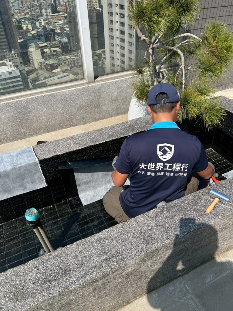 不織布面花台防水工程 北屯文心路 260427 4