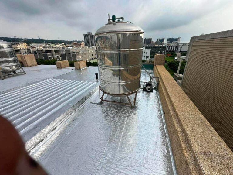屋頂熱熔毯鋁箔面 台中沙鹿區3完工