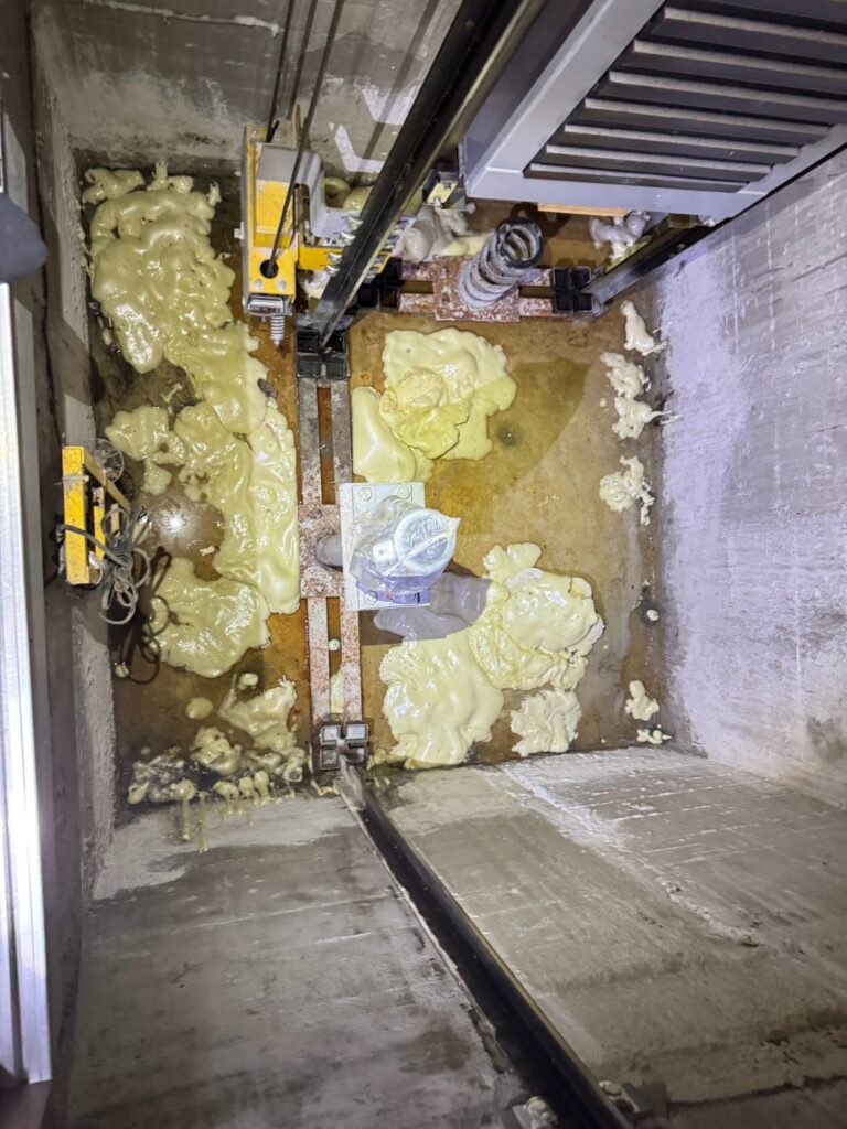 電梯基坑抓漏 台中龍井區施工前